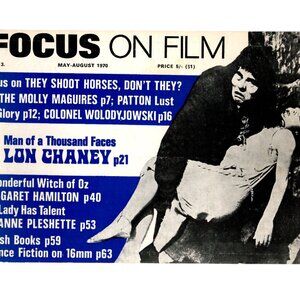 Focus On Film Magazine No. 3 May-August 1970 Cinema History Lon Chaney